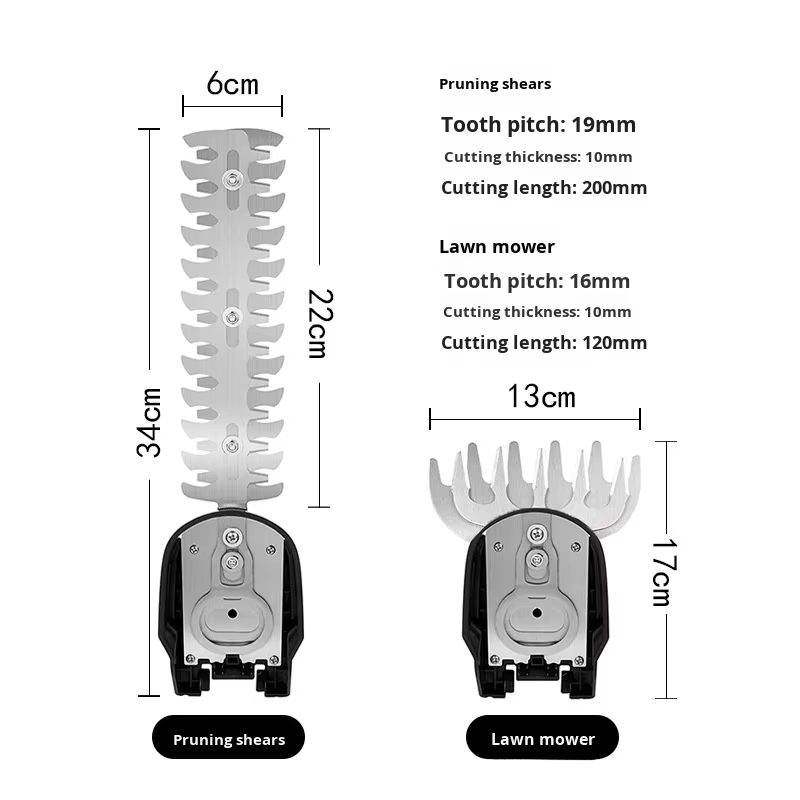 Bežični trimer za travu i živicu 2u1