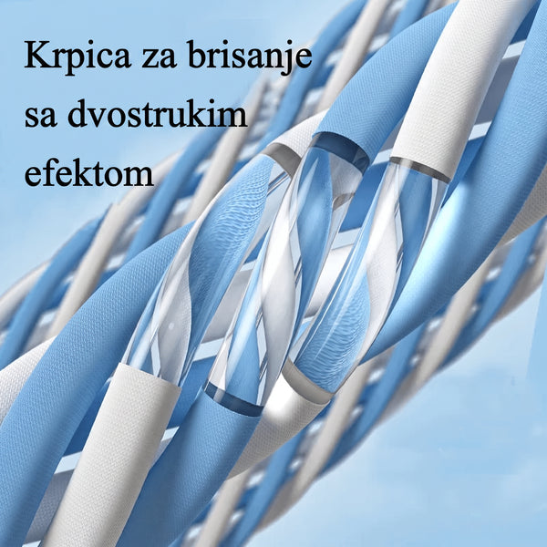 2u1 Čistač za Prozore sa Sprejom + 2 mikrofiber krpe