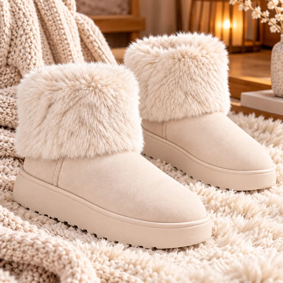 COZY – Tople Ženske Čizme s Krznom