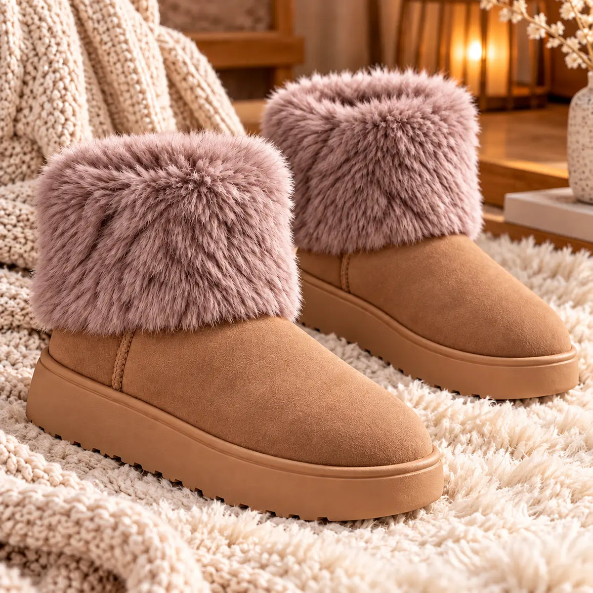 COZY – Tople Ženske Čizme s Krznom