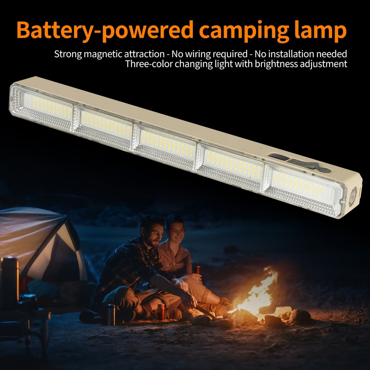 Višenamjenska Punjiva LED Lampa s Magnetom – 3 Načina Osvjetljenja