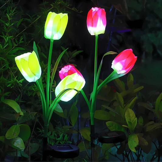 LED solarno cvijeće - 2 KOMADA