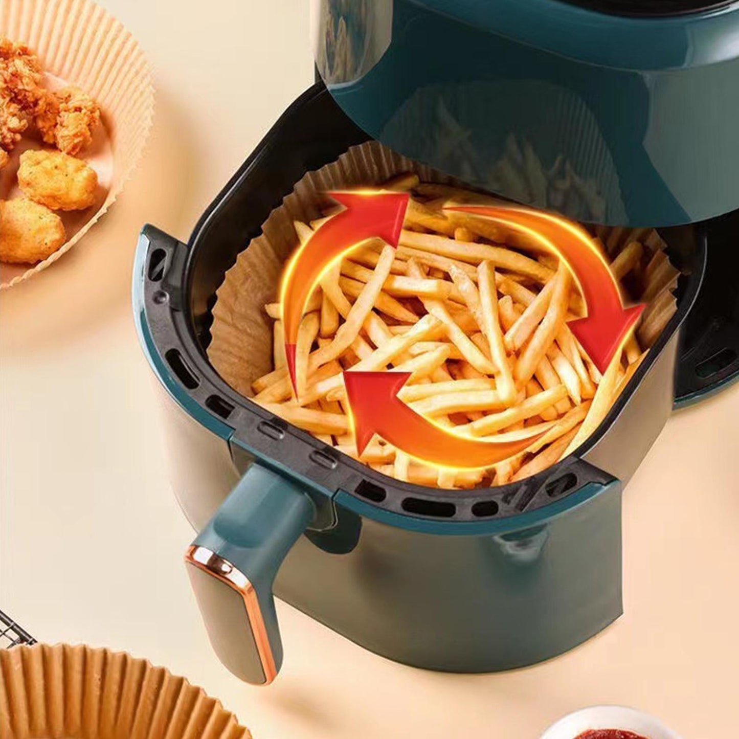 Papir za Pečenje za Air Fryer (50 komada)